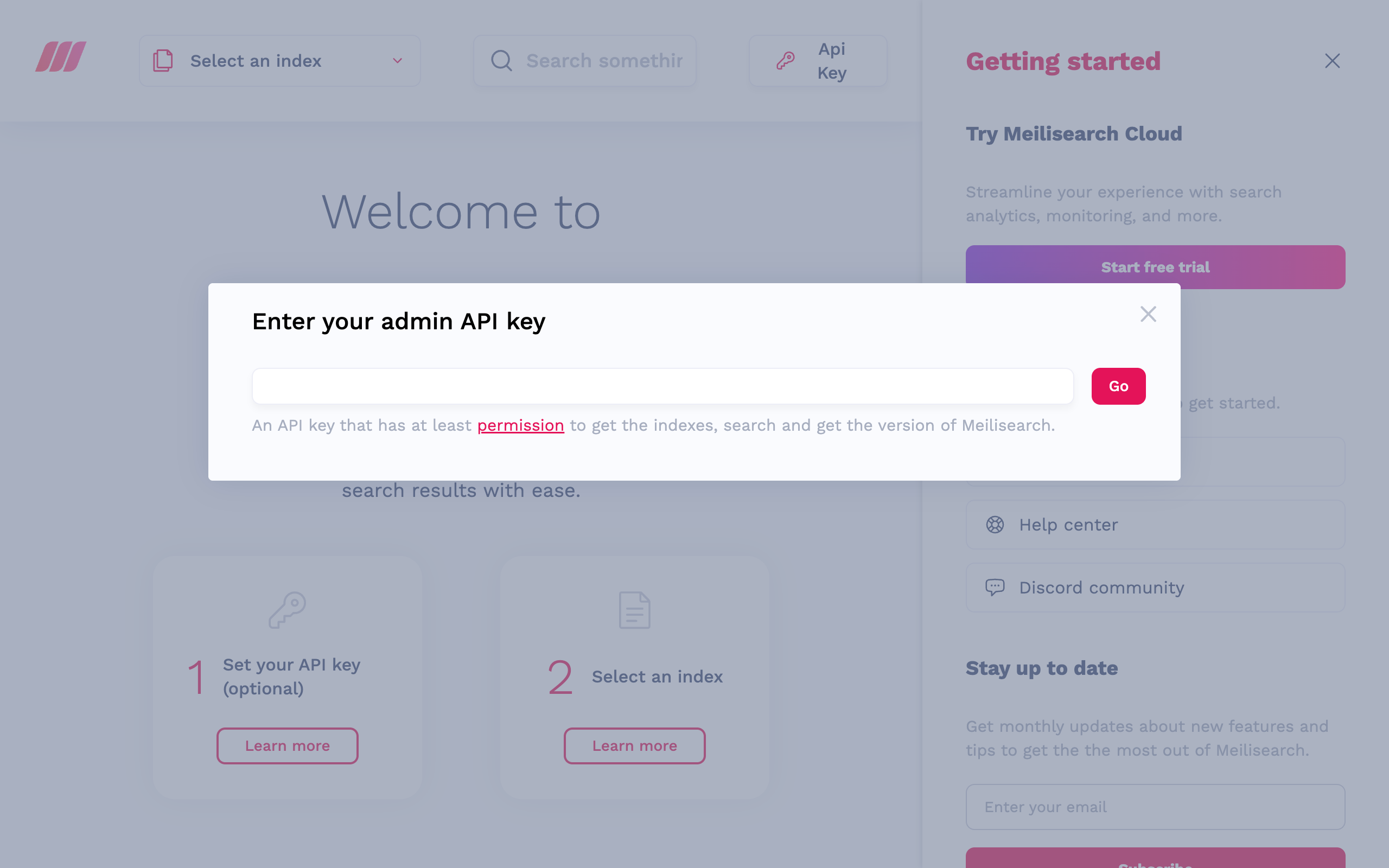 Meilisearch UI